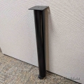 Black Rolling Office Table or Desk Leg 28" H